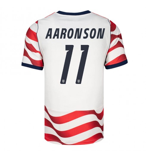 Yhdysvallat Brenden Aaronson #11 Kotipaita MM-kisat 2026 Lyhythihainen Yhdysvallat Brenden Aaronson #11 Kotipaita MM-kisat 2026 Lyhythihainen